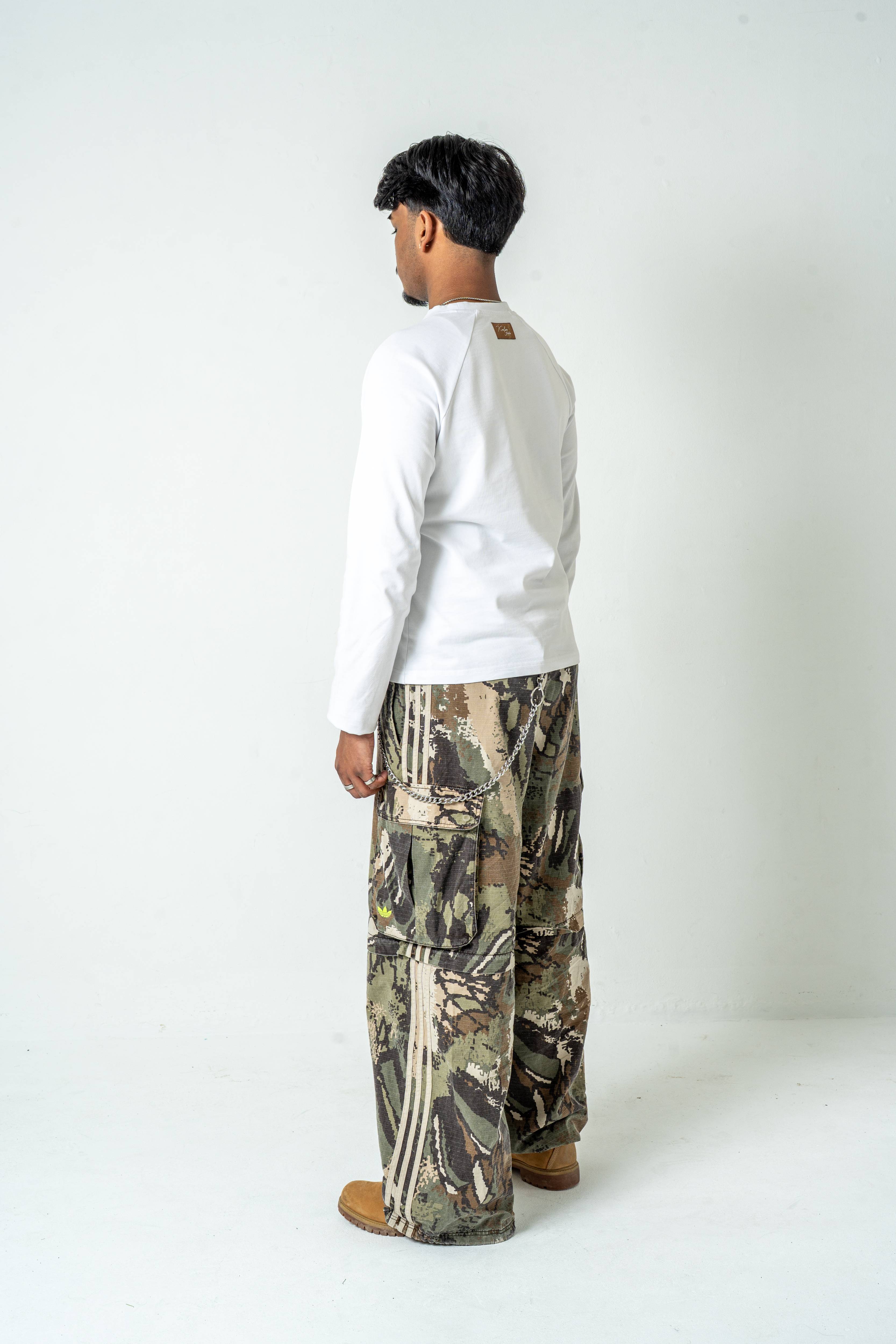 Printed White Longsleeve